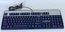 HP KU-0316 434821-001 Black/Silver Standard USB-Wired Keyboard Tested picture