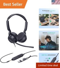 All-Day Comfort UH42 SE Headset: 3.5mm & USB Connection with In-Line Controls picture