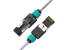 2 PCS Cat7 Ethernet Cable 10G Double Shielded RJ45 S/FTP High Speed 15 FT picture