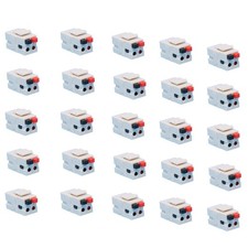 DIYTECH Speaker Keystone Jack – Spring Loaded Speaker Jack for Keystone Wall ... picture