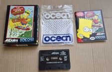 The Simpsons Bart vs The Space Mutants C64 C128  Original Tape Game Tested picture