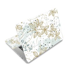 Light Green Watercolor Eucalyptus Laptop Skin Decal Scratch Resistant picture