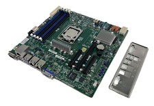 Supermicro X11SSLF MicroATX Server Motherboard W E31240  IO Shield AN G2U picture