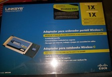 Linksys WPC54G-LA 802.11g Wireless-G Notebook Adapter (Windows Vista) New in Box picture