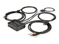 StarTech.com 2 Port HDMI KVM Switch, 4K 60Hz, Compact Dual UHD/Ultra HD USB ~D~ picture