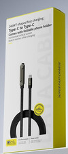 Basemo Invisible Stand Charging Cable 240wt Super Fast Charging 2-in-1 picture