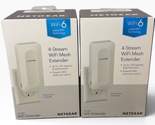 Netgear AX1800 Lot If 2 4-Stream Wifi Mesh Extender NEW Sealed/box picture