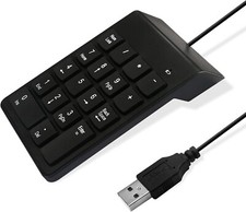 Ultra-Slim Wired Numeric Keypad - Portable 10-Key USB Number Pad for Laptop & PC picture