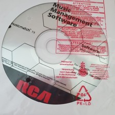 RCA Musicmatch 7.5 PC Jukebox Music Management Software Windows 98 Me 2000 XP picture
