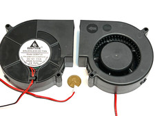 2pcs Large 9733 Blower Fan 97x33mm 12V DC High Speed 2pin squirrel A1 GDB9733 picture