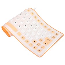 Silicone Keyboard Fully Sealed Design Lightweight Portable Silent Soft Comf GMEE picture