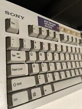 Vintage Sony Vaio Model KB-9855 Gray Clicky Keyboard 1-772-397-11 10 Key *WORKS* picture