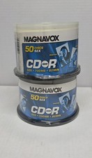 100 MAGNAVOX CD-R Digital Media - 52 X 700mb 80 Min. - Brand New Sealed  picture