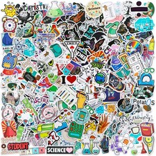 Zonon 200 Pcs Science Stickers Science Classroom Decor, Classic Style picture