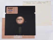 Vtg Scotch Computer Floppy Disk - Collectible, Untested, As-Is (Atari XE System) picture