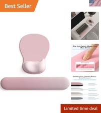 ErgoComfort Gel Wrist Rest Mouse Pad - Ergonomic Support in 09 Pink Serenity picture