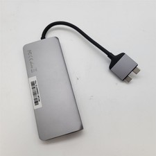 Satechi Dual USB-C Multimedia Adapter 2x 4K HDMI Ethernet Space Gray picture