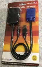 StarTech 2 Port VGA Video Splitter USB Powered ST122LE New picture