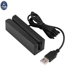 USB Magnetic Credit Card Reader 3 Tracks Mini Smart Card Swipe Compatible Win... picture