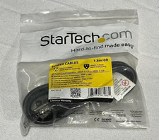 StarTech.com 6ft Power Cord Extension NEMA 5-15R to 5-15P PAC1016 Black Office picture