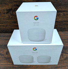 Google Nest Wifi Mesh WiFi Router + Point Add-on Point System White Original Box picture