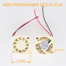 10pcs ADDA AD01703HX04AB00 3.3V 0.1A 1703 1.7cm Mini DC Cooling Fan White picture