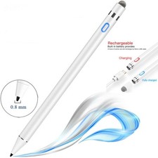 Rechargeable Capacitive Touch Screen Stylus Pencil For iPad Samsung Tablets Pen picture