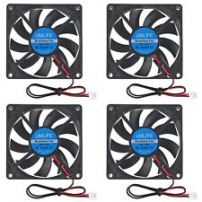 4Pcs Dc Coolng Fan 80X80X15Mm 80Mm 12V Dual Ball Bearing Brushless Case Cooler picture