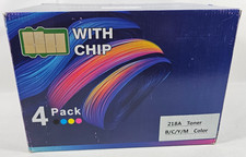 For HP 218A W2180A 4x Toner Cartridge Black Cyan Magenta Yellow 218X W2180X MFP picture