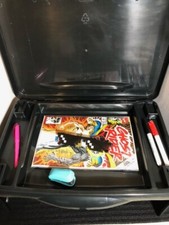 Mind Reader Portable Folding Laptop Lap Desk Bed Table with Extra Storage Black picture