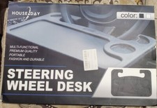 CUTE QUEEN CAR FOOD TABLE AND LAPTOP DESK - BLACK (1 PIECE) picture
