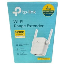 TP-Link N300 Wi-Fi Range Extender TL-WA855RE 2.4GHz Wall-Plug w/ Ethernet Port picture