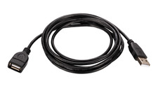 USB 2.0 Extension Cable Black AM to AF Super Speed EXT Cord 3-15ft Multi-Pk LOT picture