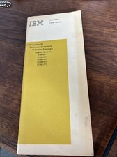 IBM System/34 Reference Summary 1977/1978 second edition picture