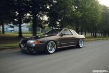 Cars nissan skyline r32 gtr tuning Desk Mat Stitched picture