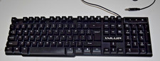 LVLUP RGB Gaming Keyboard Wired LED Backlit USB 104 Key PC picture