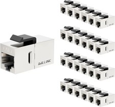iwillink 10Gbps CAT7 Coupler RJ45 Keystone Shielded Coupler 25-Pack, Ethernet Co picture