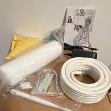 Verizon Cell Phone Signal Booster Kit Omni Directional Antenna Complete New Open picture
