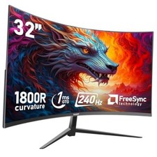32 inch 240Hz Curved Gaming PC Monitor, 1080p Computer Screen 32 inch FHD 240Hz picture