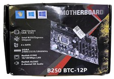 1P B250-BTC 12 Card 12GPU 12PCI-E Mining Board B250-12P LGA1151 DDR4 Motherboard picture