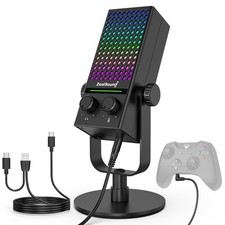 ZealSound Gaming Microphone for Xbox PC Mac PS4 PS5 Noise Reduction USB-C 3.5mm picture