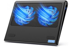 TECKNET Laptop Cooling Pad, Portable Ultra-Slim Quiet Laptop Notebook Cooler  picture