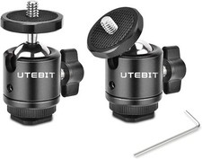 UTEBIT 2 Pack Mini Ball Head with 1/4