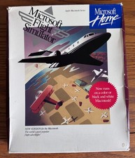 RARE & HTF Vintage Microsoft Flight Simulator for Macintosh version 4.0 picture
