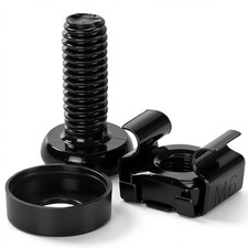 50 Pack M6 X 16Mm Rack Mount Cage Nuts, Screws & Washers for Server Cabinet, Net picture