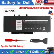 ✅LOT GJKNX Battery For Dell Latitude 5480 5580 5280 5490 5491 5580 5590 5591 US picture