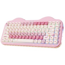 YUNZII C75 Cute 75% Wireless Mechanical Keyboard (Pink, Candy Switch) picture