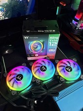 Thermaltake CL-F072-PL12SW-A Riing Trio 12 RGB Radiator Fan TT Premium Edition 3 picture