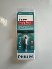 Philips Fiber Optic Audio Cable 6 foot long Superior Hi-Definition Sound picture