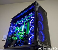 EXTREME Custom Liquid Cooled Computer - i9 9900k 8-Core - 32GB - RTX 2080 Ti SLI picture